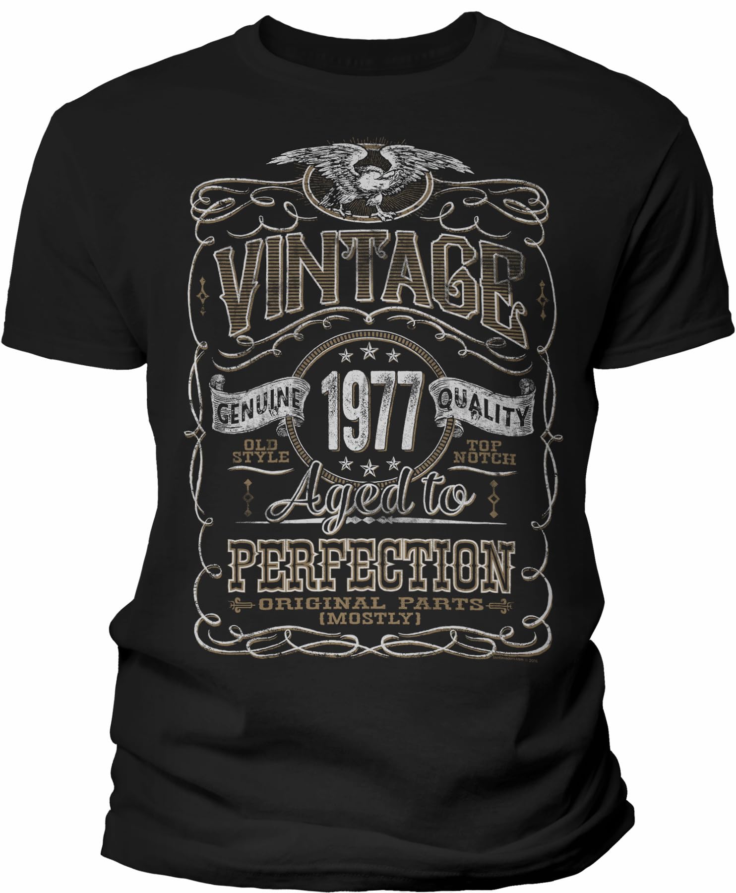 49th Birthday Gift for Men - Vintage 1977 Aged to Perfection - 49th Birthday Shirt