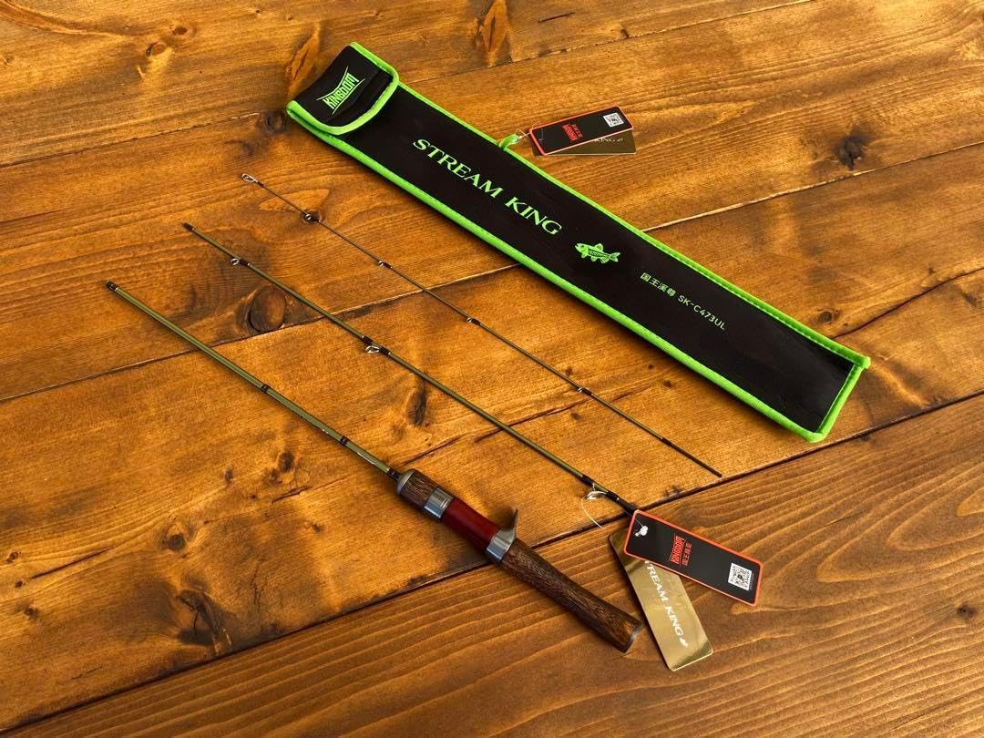 トラウトロッド　ベイトロッド　4ft7inch 渓流釣り　岩魚　ウッドグリップ トラウトロッド ベイトロッド 4ft7inch 渓流釣り 岩魚 ウッド