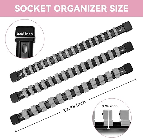 Miniatura 4 de Organizador de Enchufes ABS - Juego de Soportes de Enchufes Gris, Juego de 12 Piezas de Soportes de Enchufes de Calidad Premium 14 Pulgadas x 64