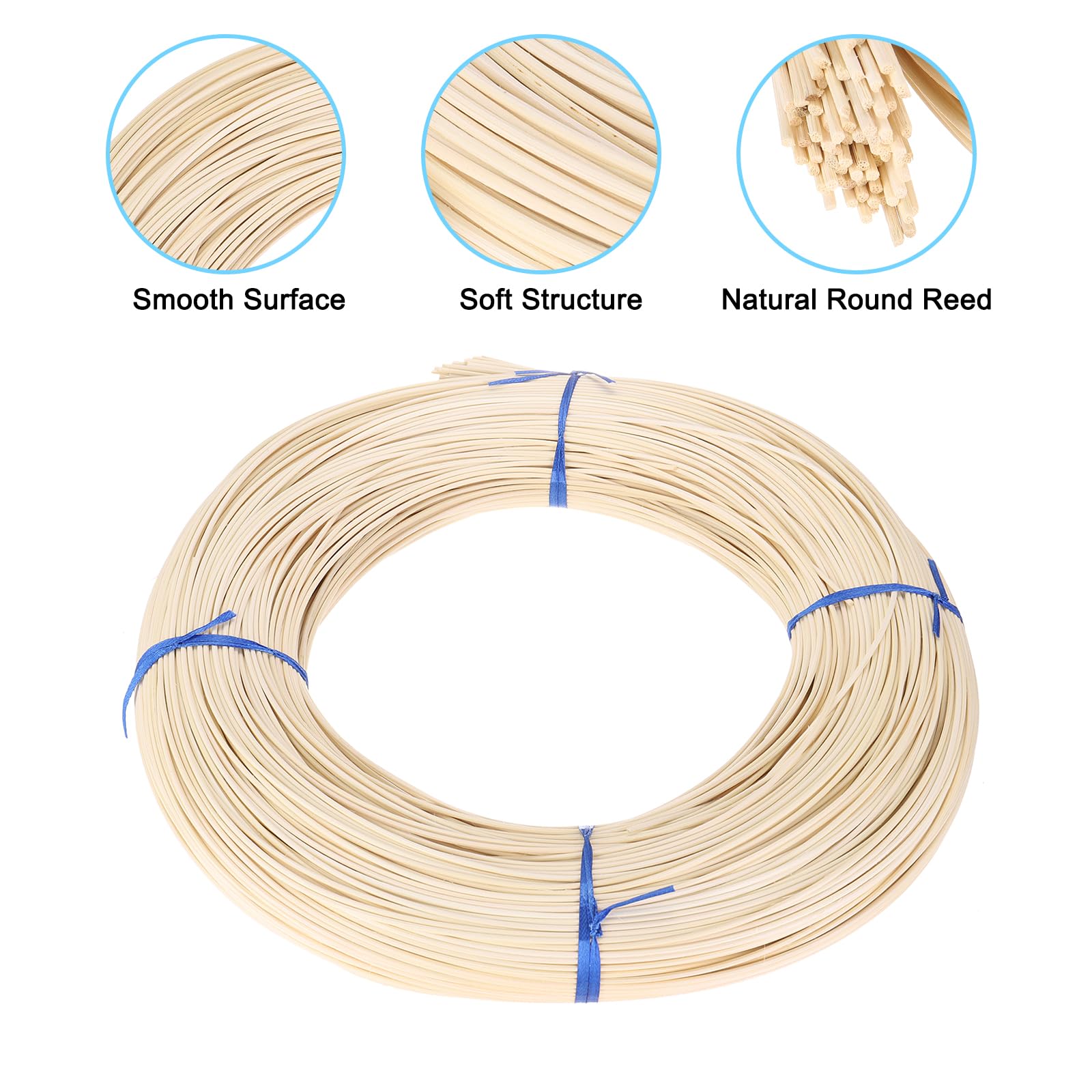 PATIKIL Round Reed Spline 960ft x 0.08 inch - Image 3