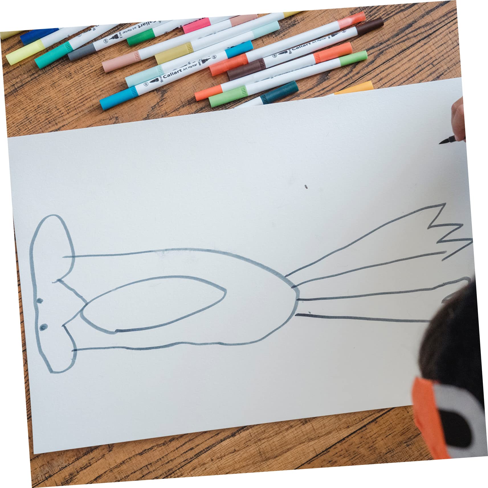 ARTIBETTER 50 Sheets Oil Pastel Paper Sketchpad for Drawing Large Size Art Paper for Boys and Girls Versatile for School Projects