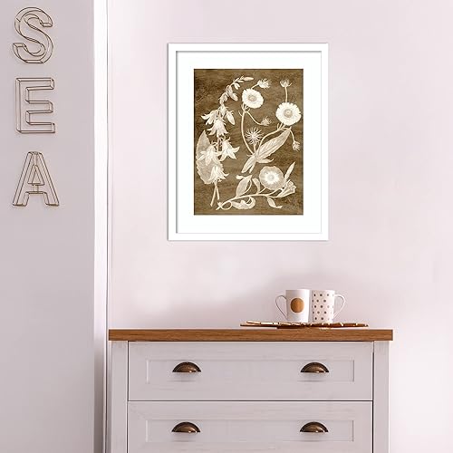 Miniatura 4 de Amanti Art Framed Wall Art Print (17x21) Botanical in Taupe III by Vision Studio Framed Poster for Wall Decor, Living Room, Bedroom, Bathroom,
