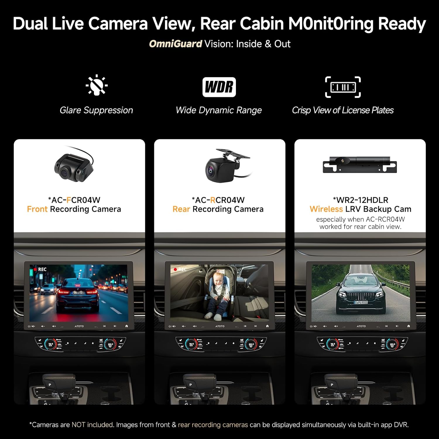 ATOTO S8 Pro Dual Live Camera View