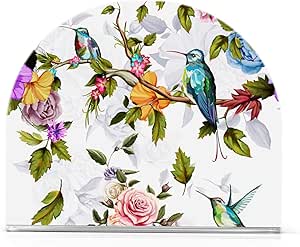 Amazon.com: Hummingbirds Spring Napkin Holder Acrylic Napkins Holder ...