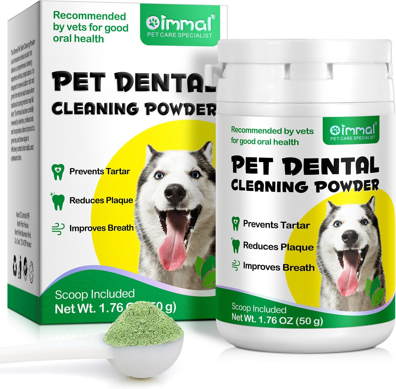 DXFFJKVG Dog Dental Powder, Dog Teeth Cleaning Powder