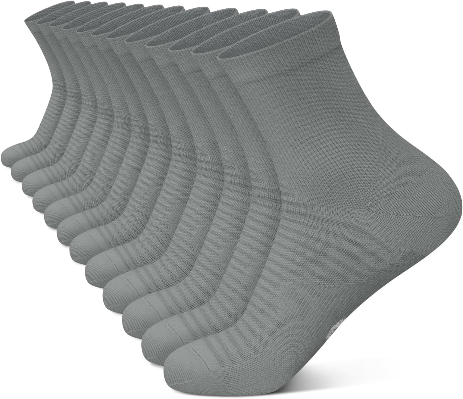Compression Running Ankle Socks Men & Women 6 Pairs Quarter Cycling Socks