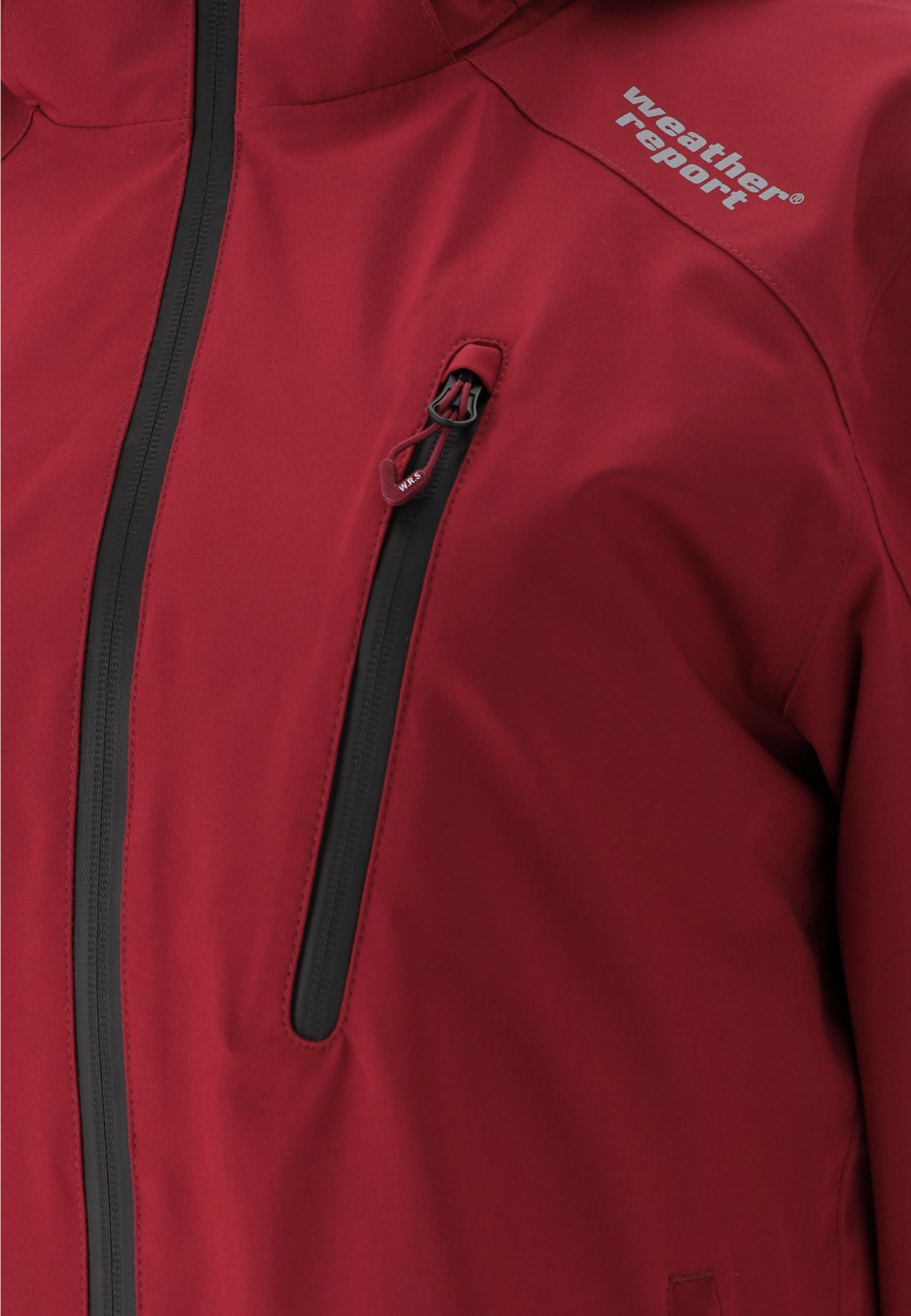 WEATHER REPORT Damen Camelia Regenjacke | Wasserdicht (15.000 mm), atmungsaktiv & PFC-frei. Mit verstellbarer Kapuze, reflektierenden Details & YKK-Reißverschluss.