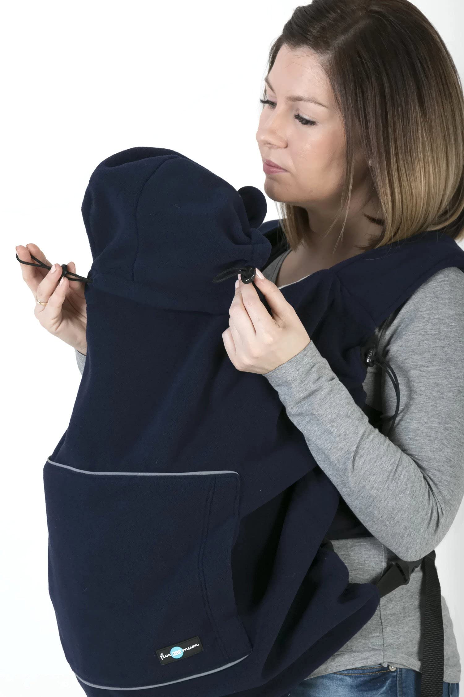 Fleece BABY Tragecover Marineblau
