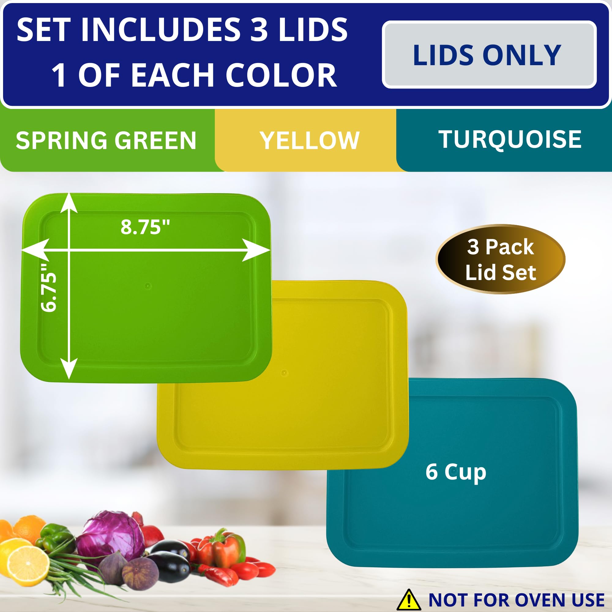 Amazon.com: 6 Cup/1.5 L Spring Green, Yellow, Turquoise