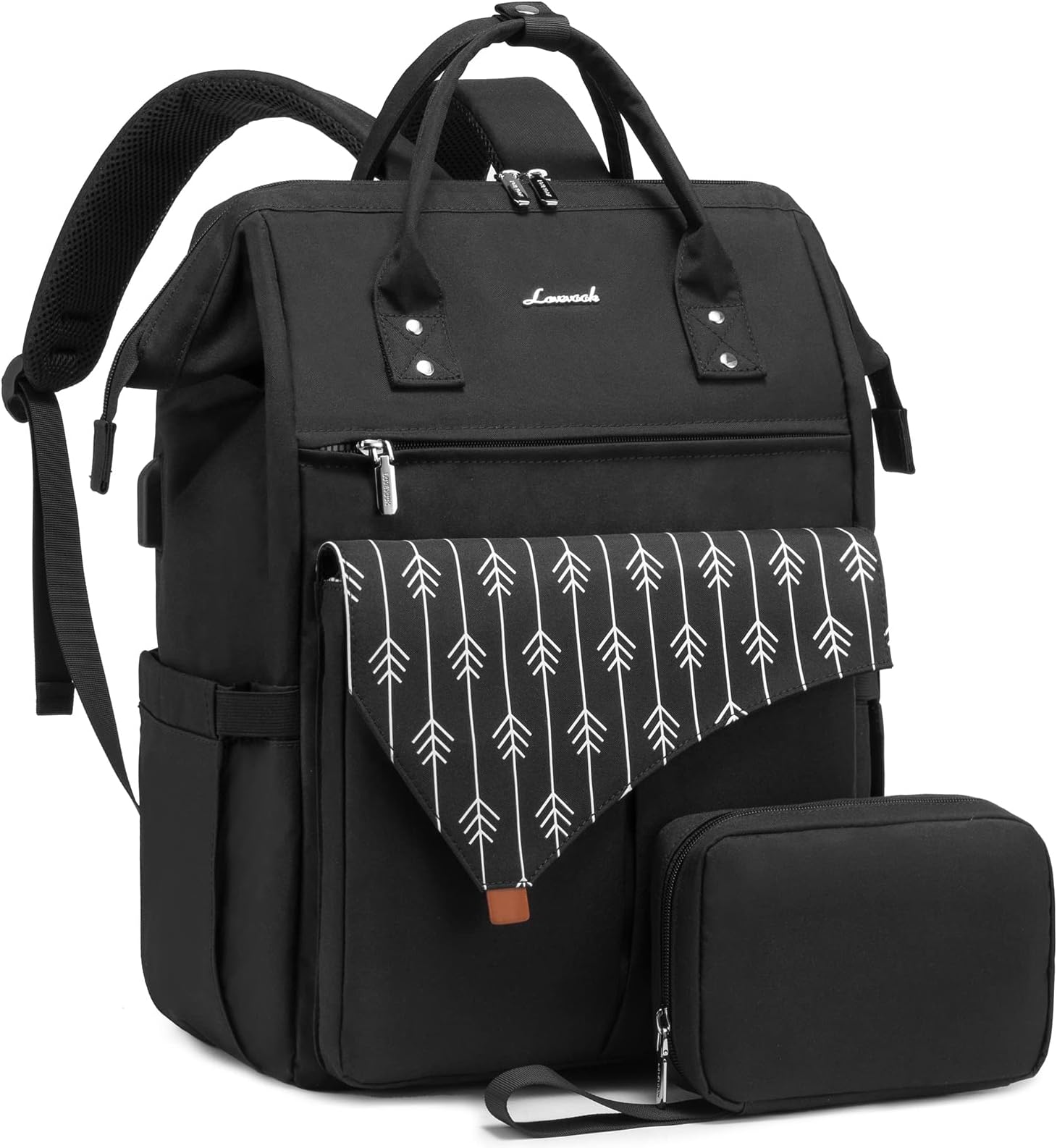 USB Rucksack Wasserdicht MONZANA Laptop Rucksack 15,6 Zoll 34 Liter - Daypack Für Uni, Schule & Reisen Mit USB-Anschluss Reiserucksack Handgepäck
