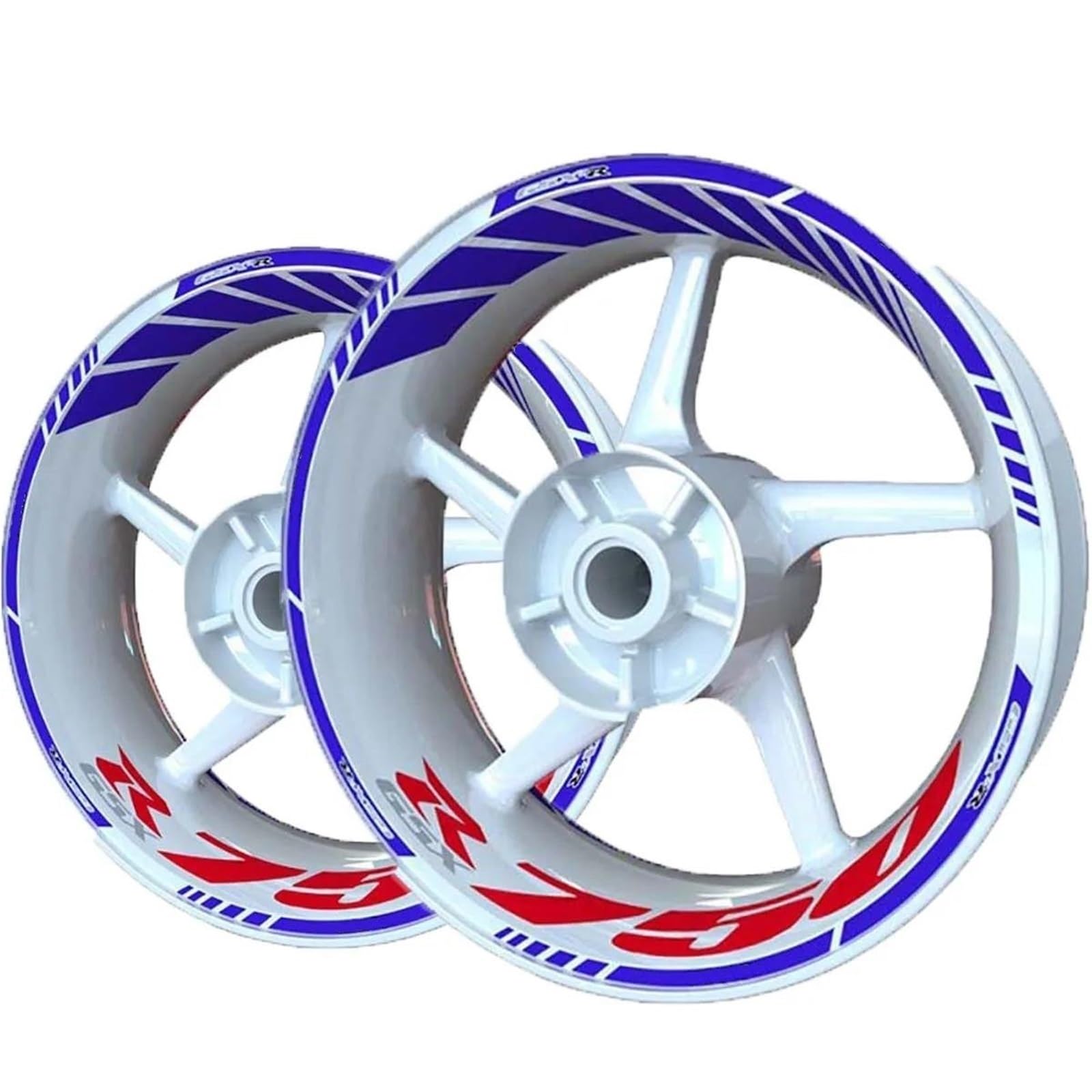 Wheel Stickers Motorcycle Rim Reflective Sticker for Suzuki GSX-R750 GSX-R 750 GSXR750 GSXR Wheel Hub Decals Waterproof Strips Stickers Rim Reflective Decal