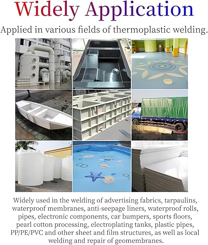 Miniatura 5 de 110V 1600W Aire Caliente Soldador Plástico de Mano Calor PVC Vinilo Linóleo Suelo Pistola de soldadura de aire caliente Kit de herramientas (juego 1)