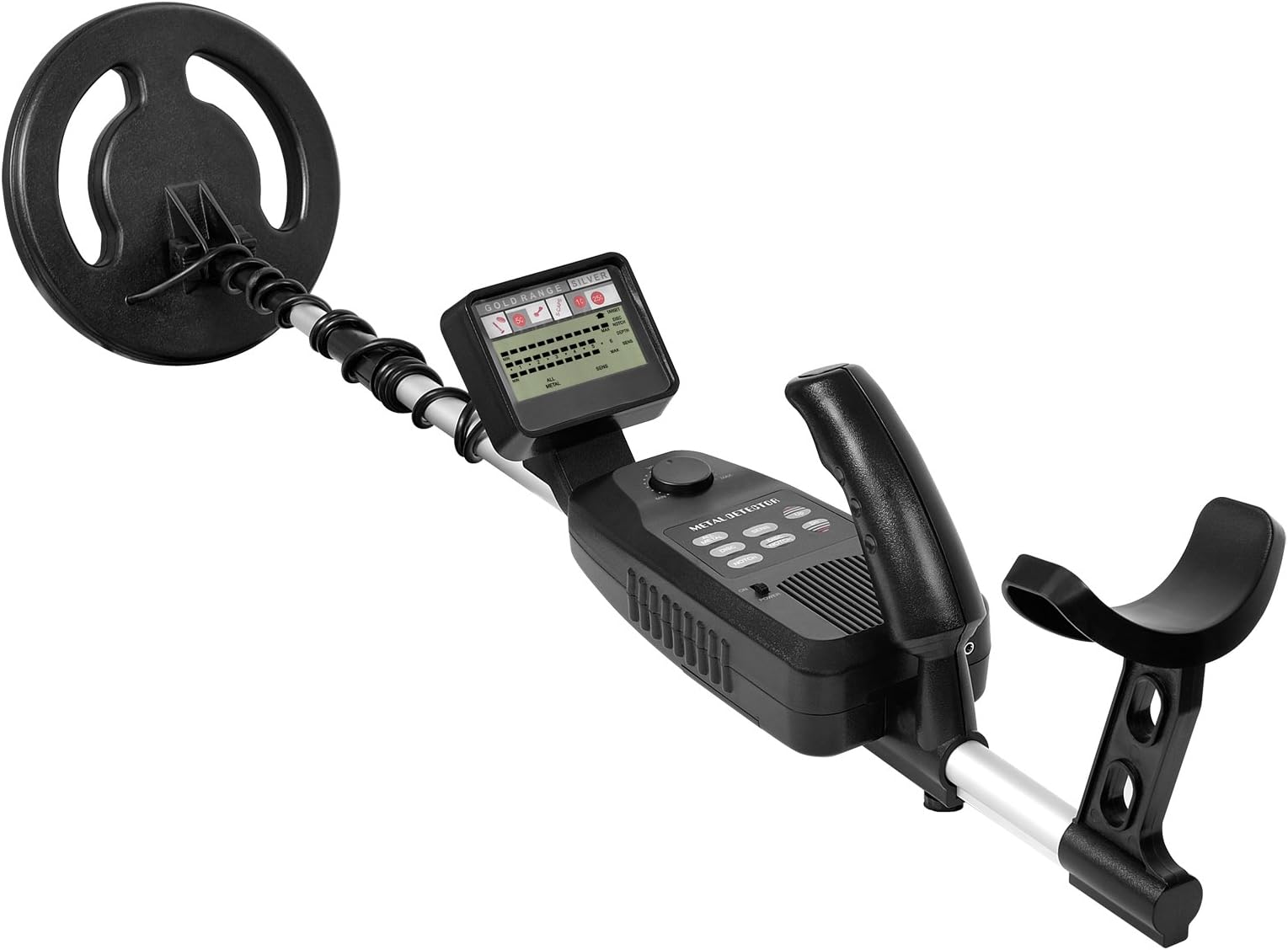 SHUOGOU Metal Detector MD-3500 Gold Finders Treasure Hunter LCD Display Waterproof Search Coil
