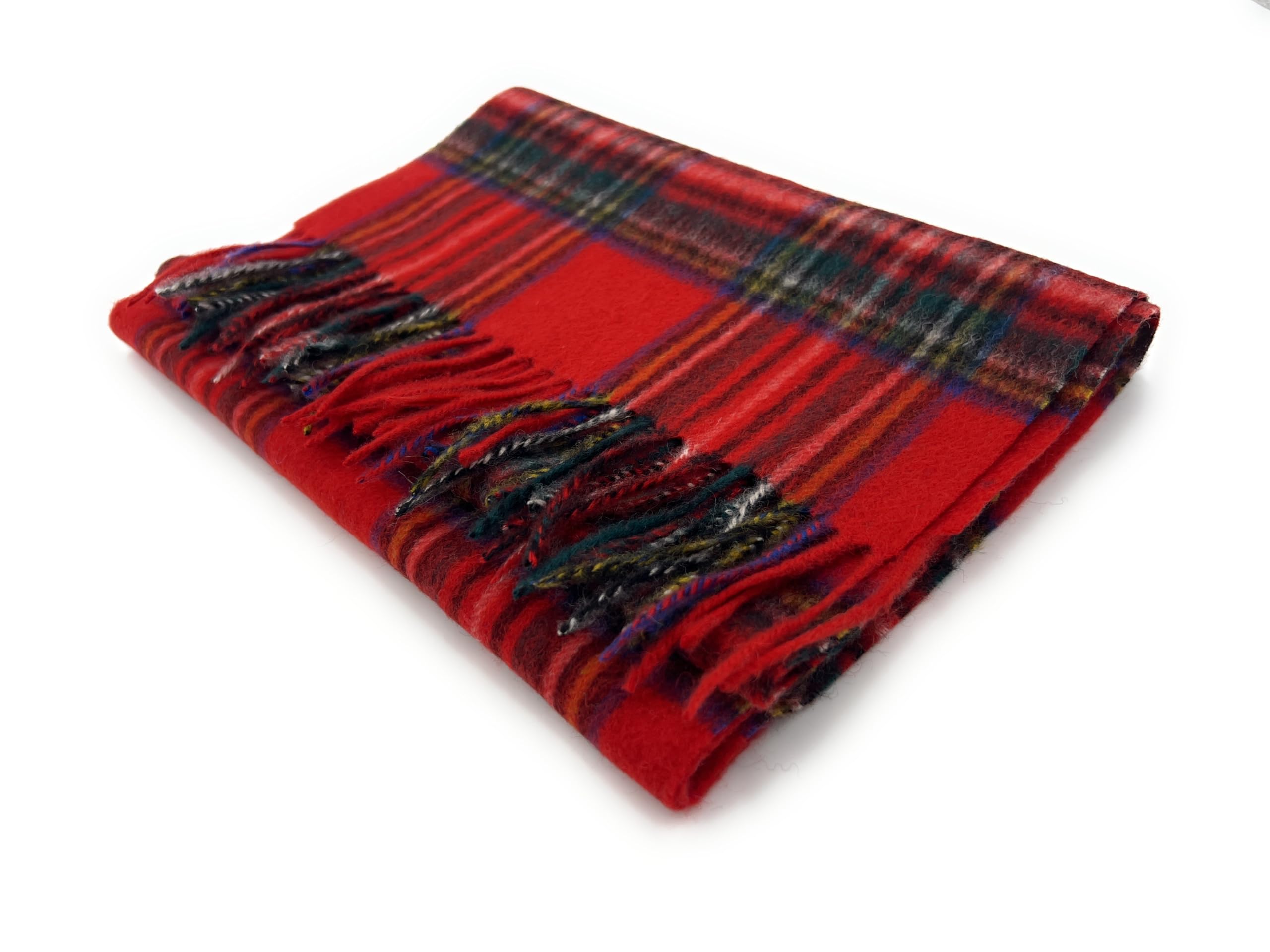 Edinburgh Lambswool Tartan Scarf Royal Stewart