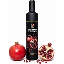 HOMA Pomegranate Vinegar Gourmet Salad Vinegar for Cooking, Natural Tangy Culinary Flavor, Premium Glass Bottle, 8.4 Fl Oz 250ml, Inspired by Classic Balsamic vinegar
