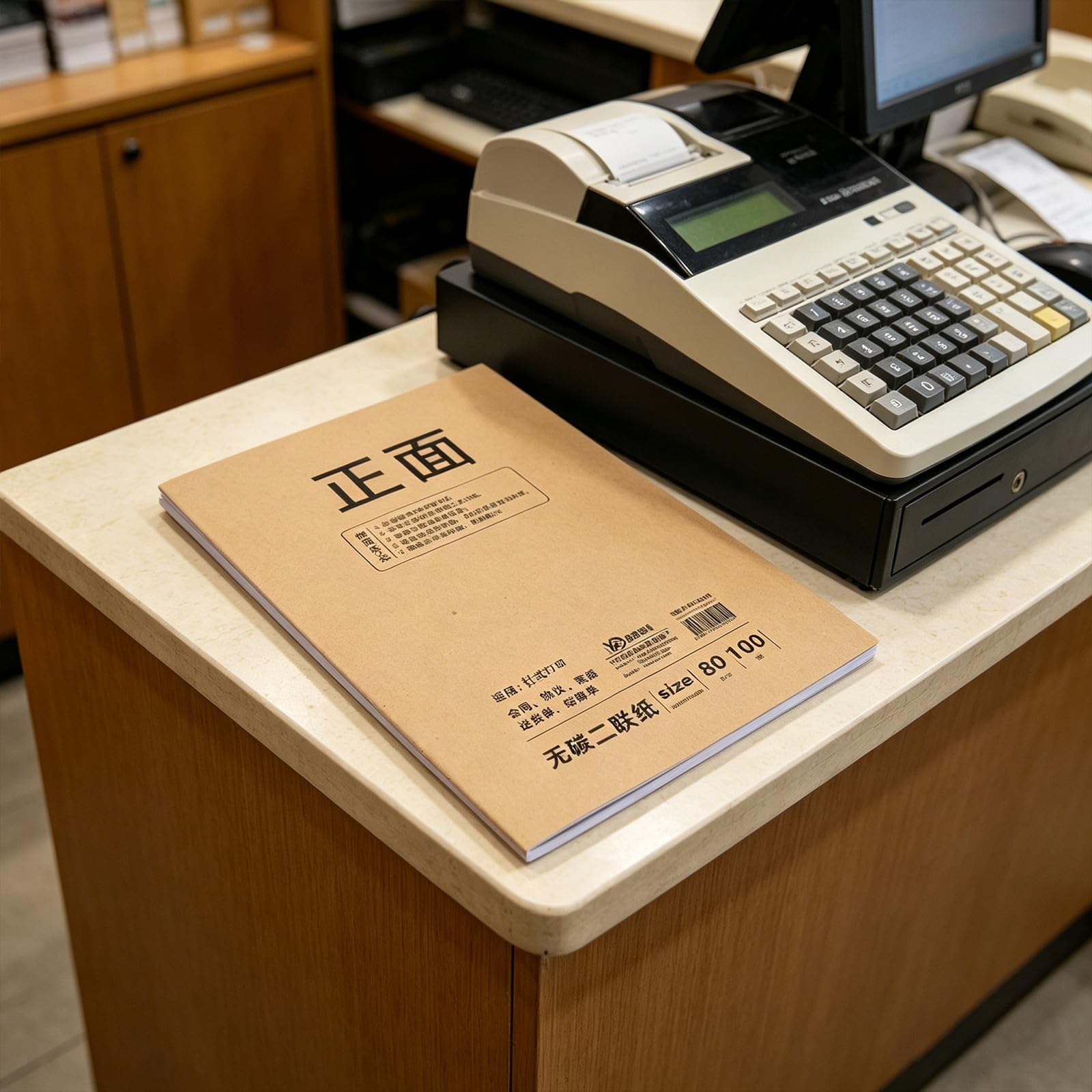 50 Juegos Folios Autocopiativos sin Carbón Blanco para Oficina Papel Organizado y Resultados Claros en Libros de Cuentas y Material de Papelería