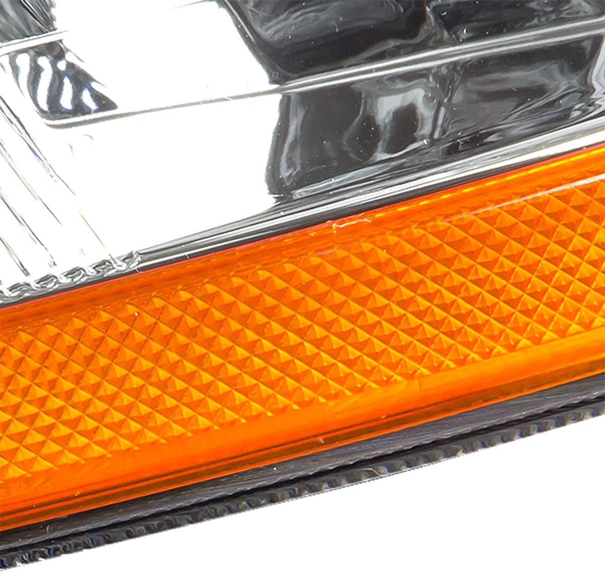 Auto Dynasty Headlight Lamps Compatible with Honda Accord 98-02, OE Style Passenger/Right Side, HO2503111, Chrome Housing