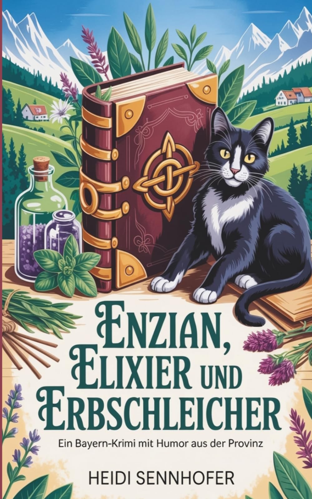 Enzian, Elixier und Erbschleicher: Ein Bayern-Krimi mit Humor aus der Provinz
