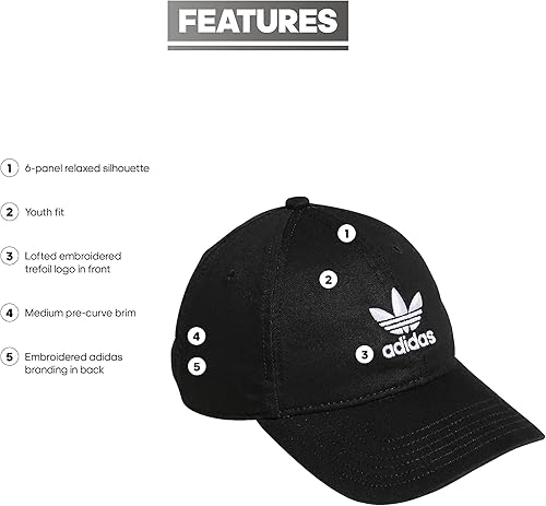 Miniatura 2 de adidas Originals Gorra de algodón lavado con tirantes para hombre y adolescente, para niños y niñas