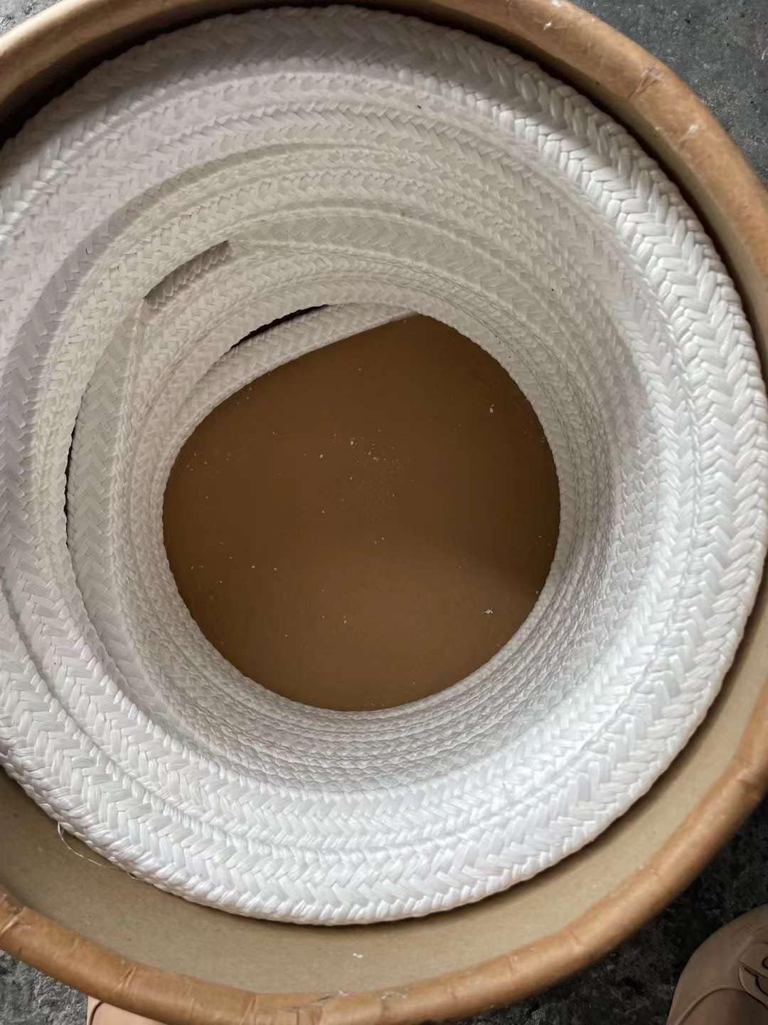 Polytetrafluoroethylene PTFE Gland Packing Rope Thread Cord Square Cross Section Sealing Material 10 Meters (8mm*8mm)