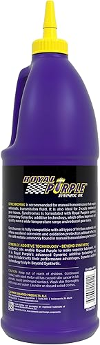Miniatura 4 de Aceite sintético de transmisión manual de alto rendimiento de Royal Purple Synchromax