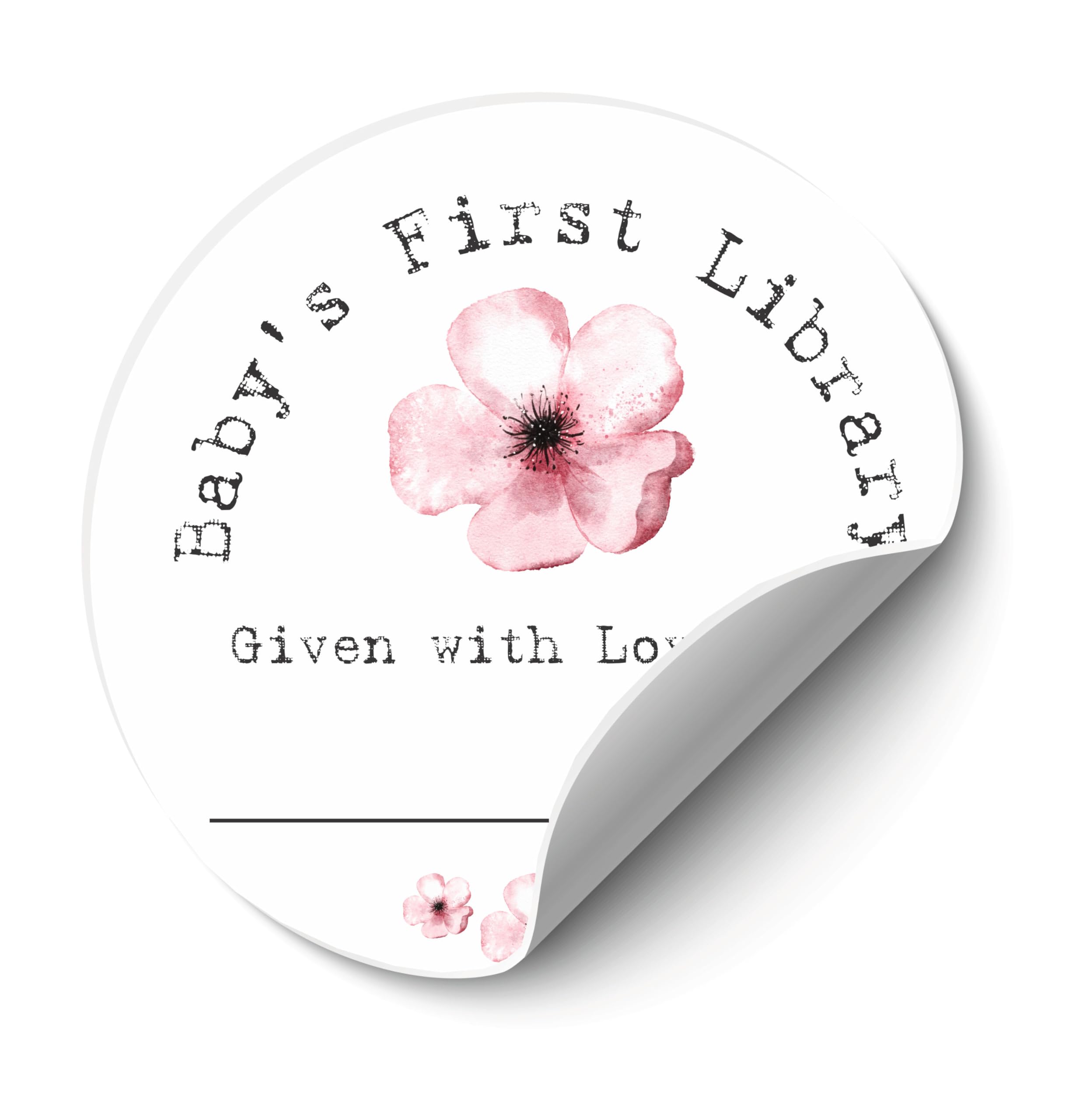 Étiquettes autocollantes pour livre de bébé : 48 ex-libris personnalisés et repositionnables