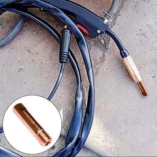 Miniatura 3 de Pistola de soldadura MIG Punta de contacto Paquete de 30 (0.03 pulgadas, 0.035 pulgadas, 0.04 pulgadas cada tamaño de 10 piezas) para pistola de