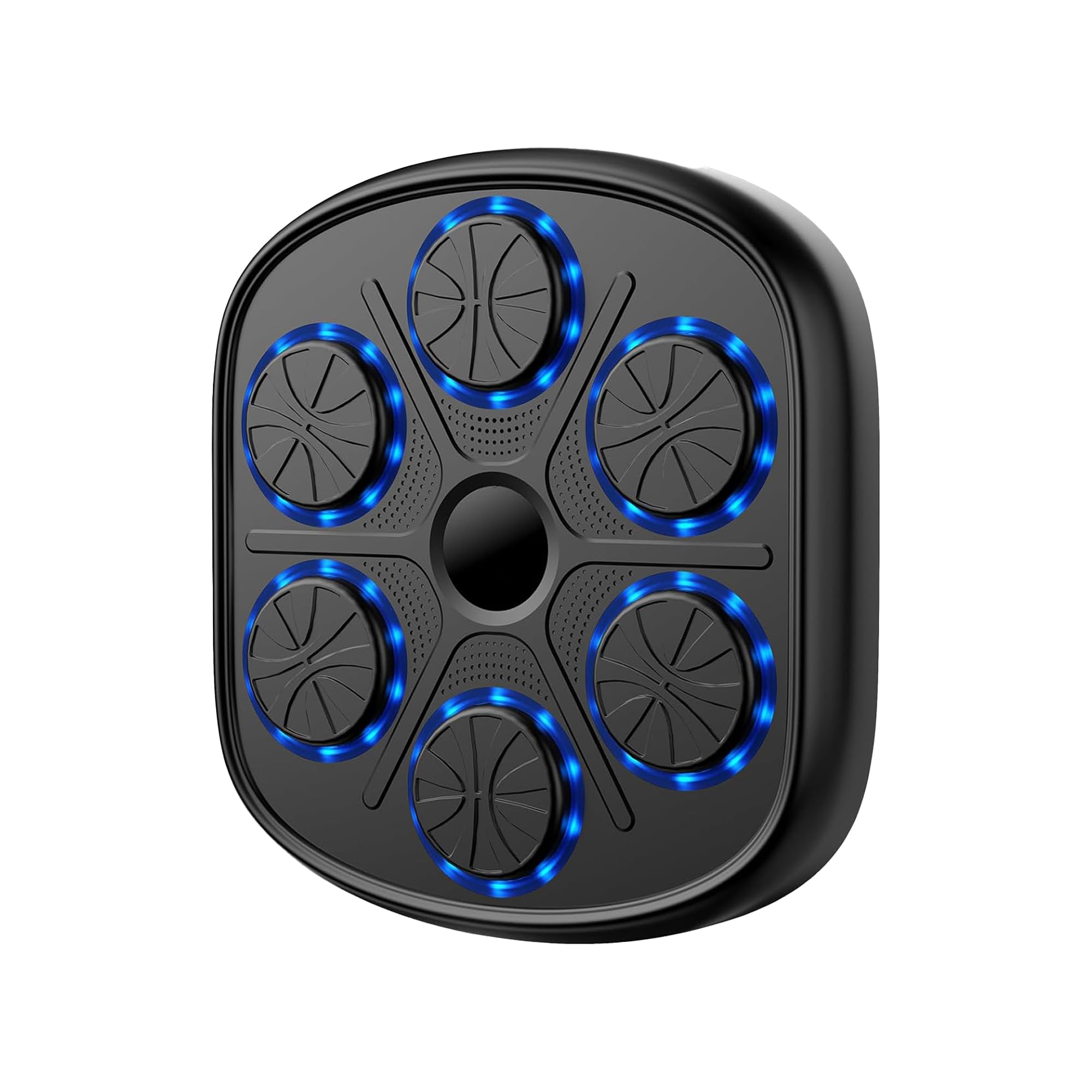 Active 100 Music Boxing Machine with Cool Lights, Bluetooth Connection, USB Charging, Wall-Mounted Boxing Machine with Boxing Pads for Safe Exercise, Ideal for Adults & Children (Style-2)