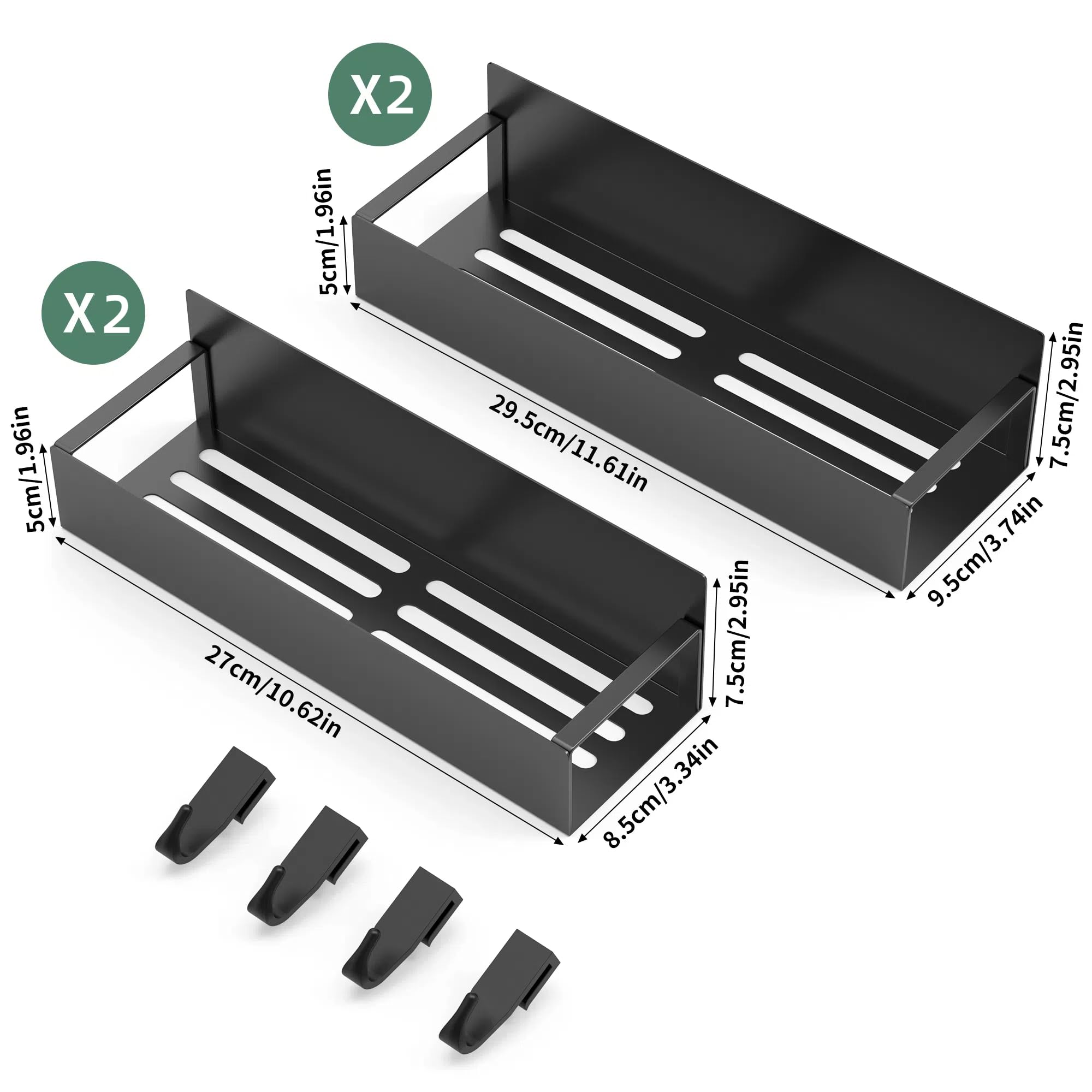 Especiero Magnetizado De 4 Piezas De Capacidad Extragrande