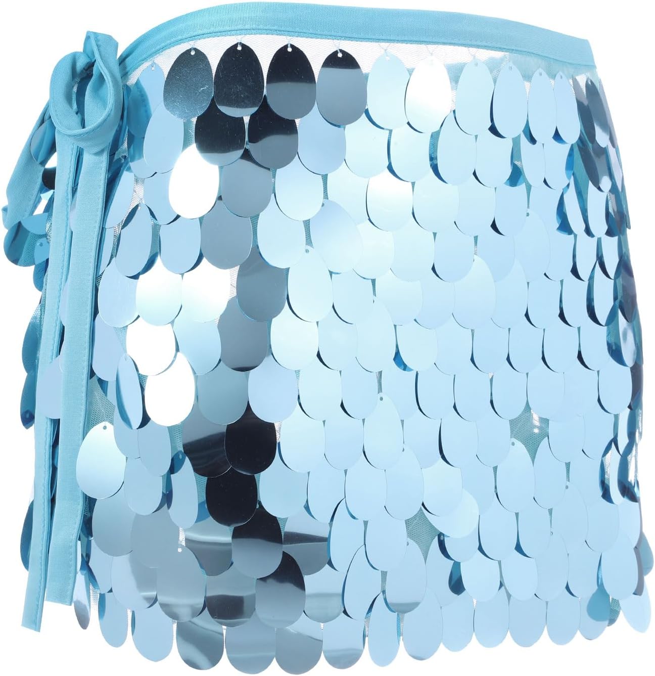 MECCANIXITY Belly Dance Hips Scarf Sequin Wrap Skirt