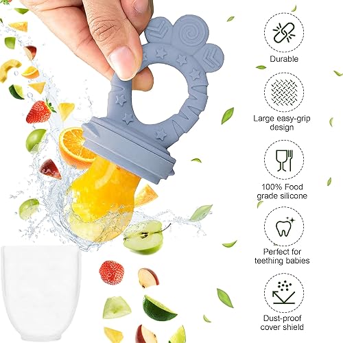 Miniatura 6 de Juego de alimentación de silicona para bebés, 10 piezas de suministros de destete LED para bebés y kit de autoalimentación, juego de platos y