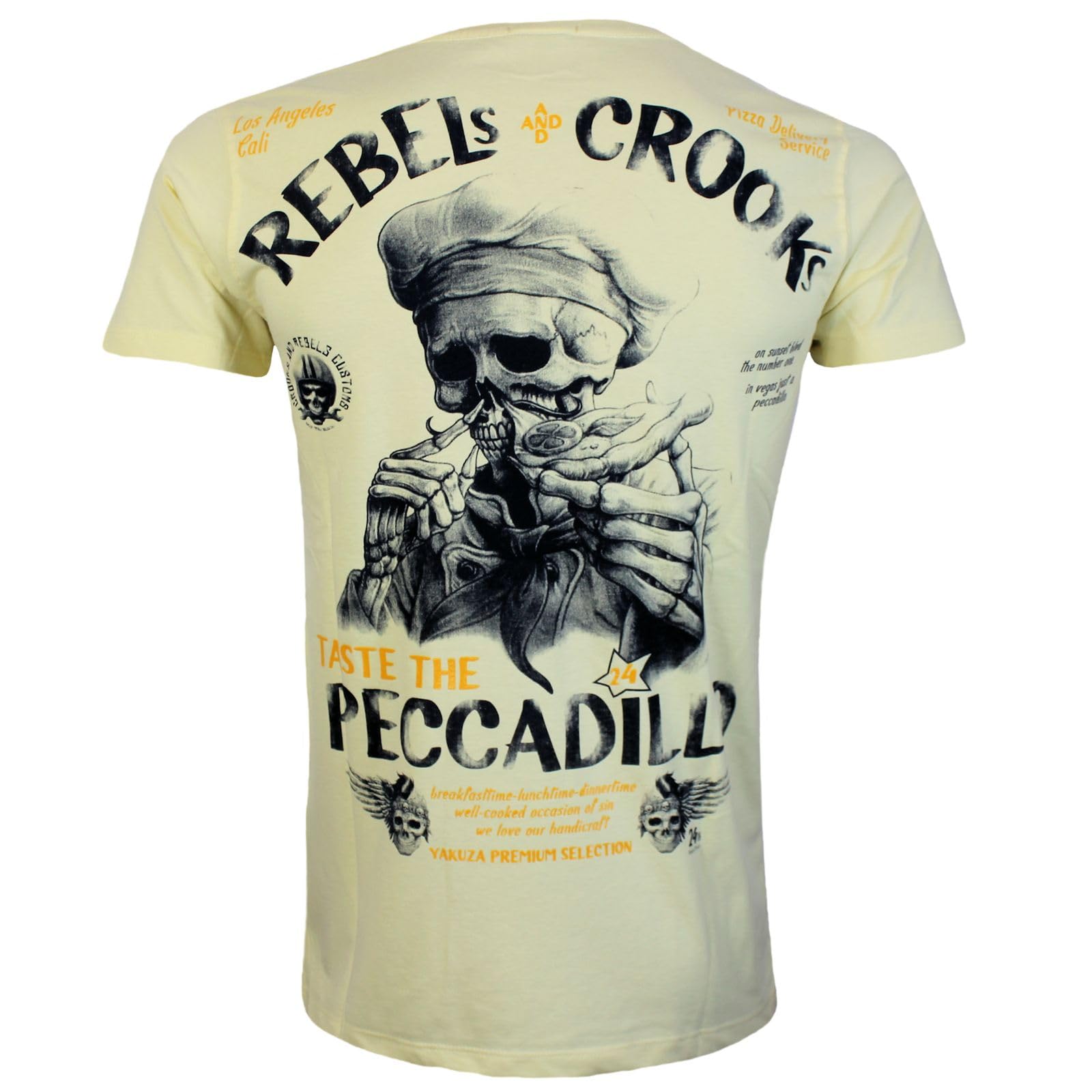 Yakuza Premium Men's T-Shirt 3610 Light Yellow