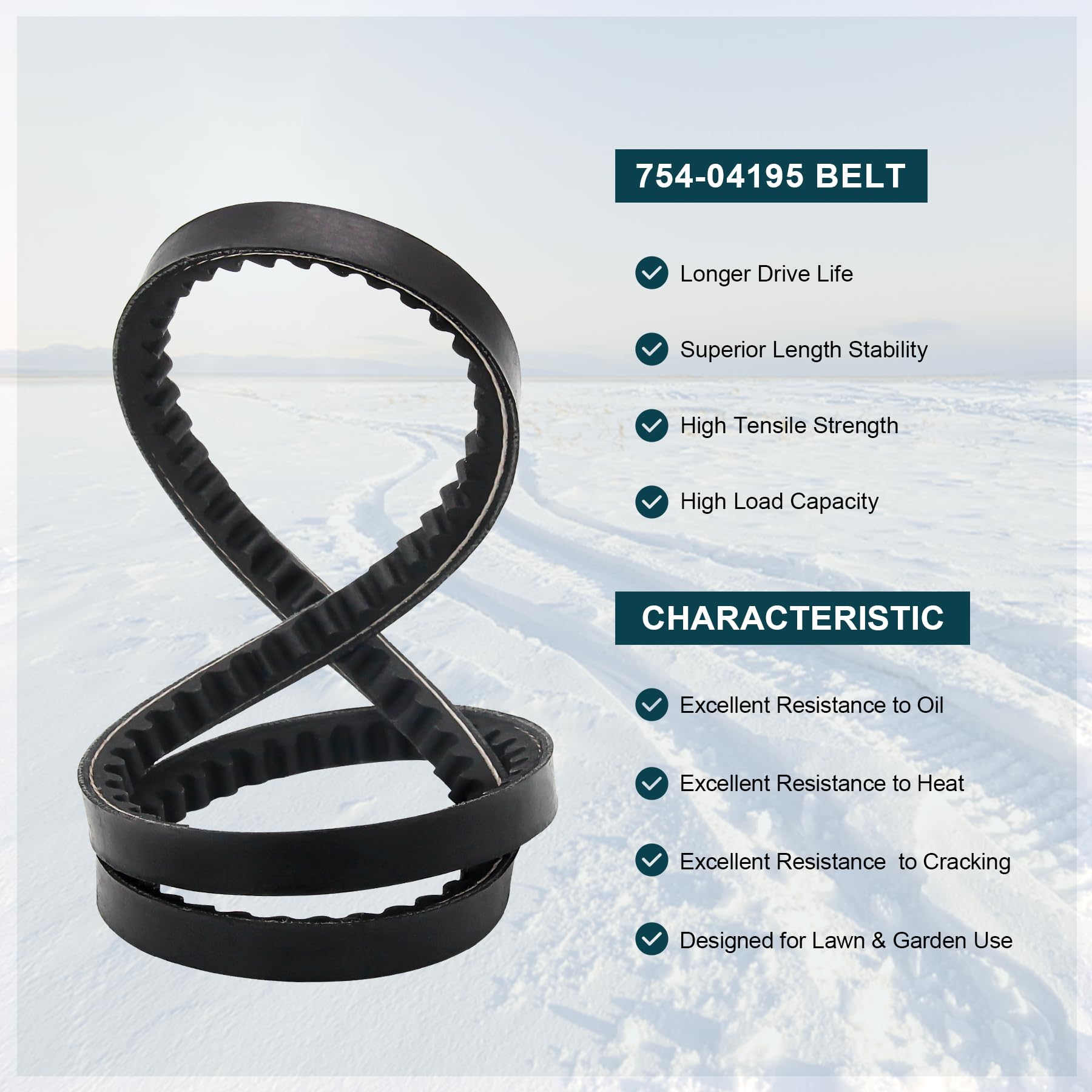 Amazon.com: Honoyam 754-04195 954-04195A Auger Drive Belt