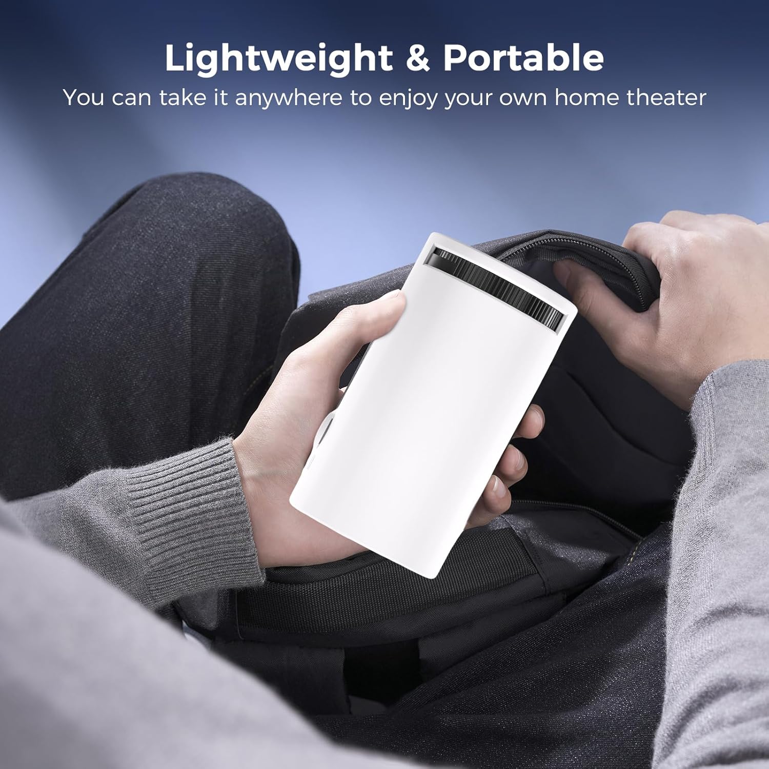 New Year Sale Rectitude 270° Adjustable Mini Smart Projector With Wifi 6 &Amp;...