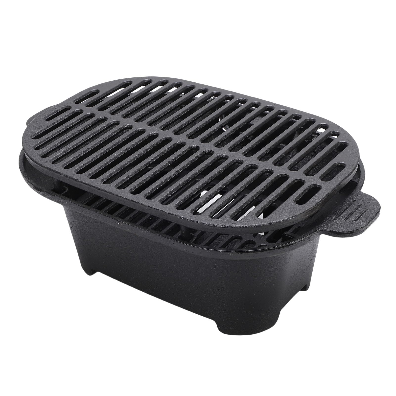 Mini Griglia Hibachi Compatta Fornello Hibachi Portatile con Distribuzione Uniforme del Calore per Picnic
