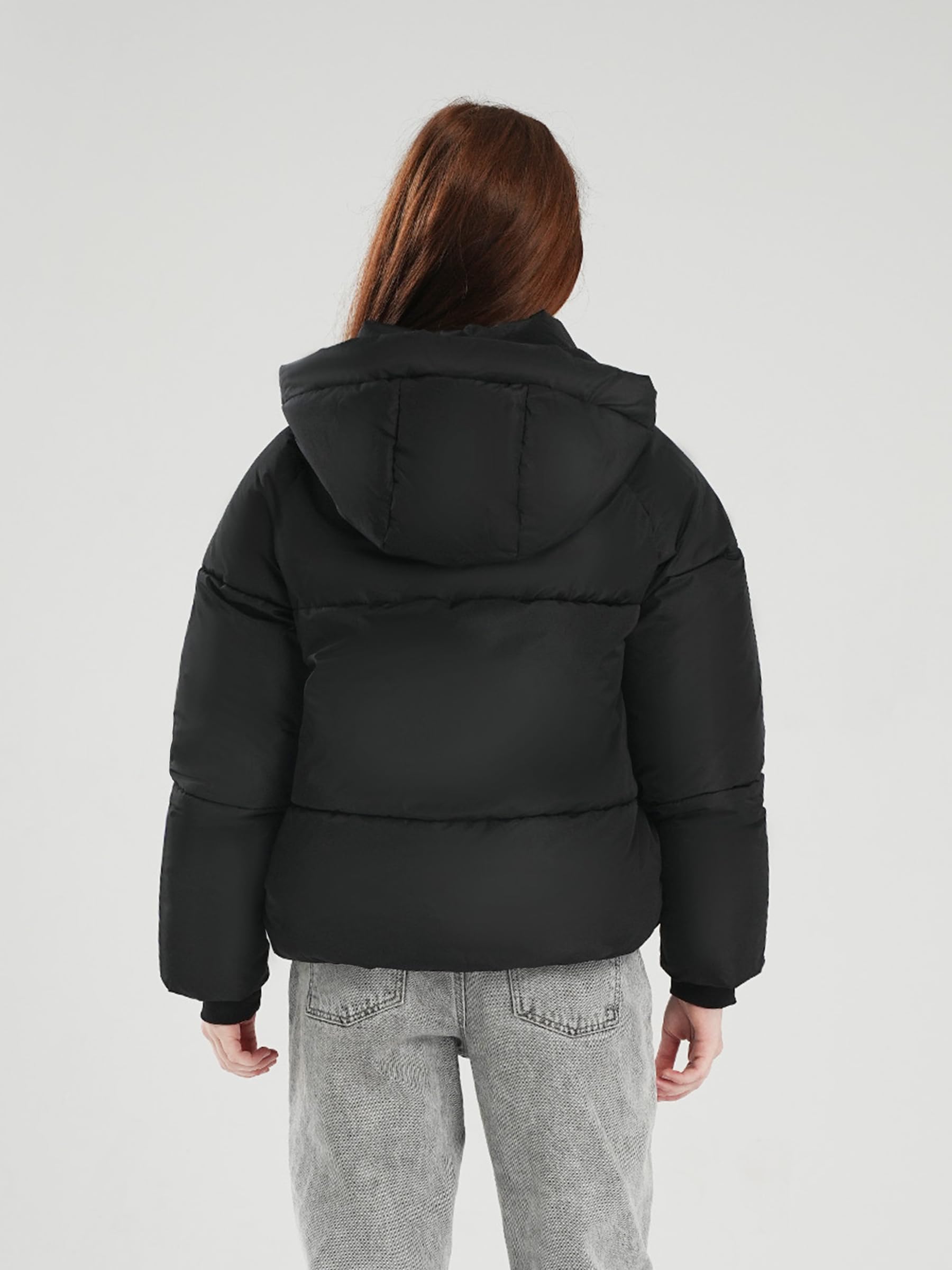 maoo garden Doudoune Hiver pour Filles avec Doublure Polaire Manteau Imperméable Lourd pour Grands Enfants