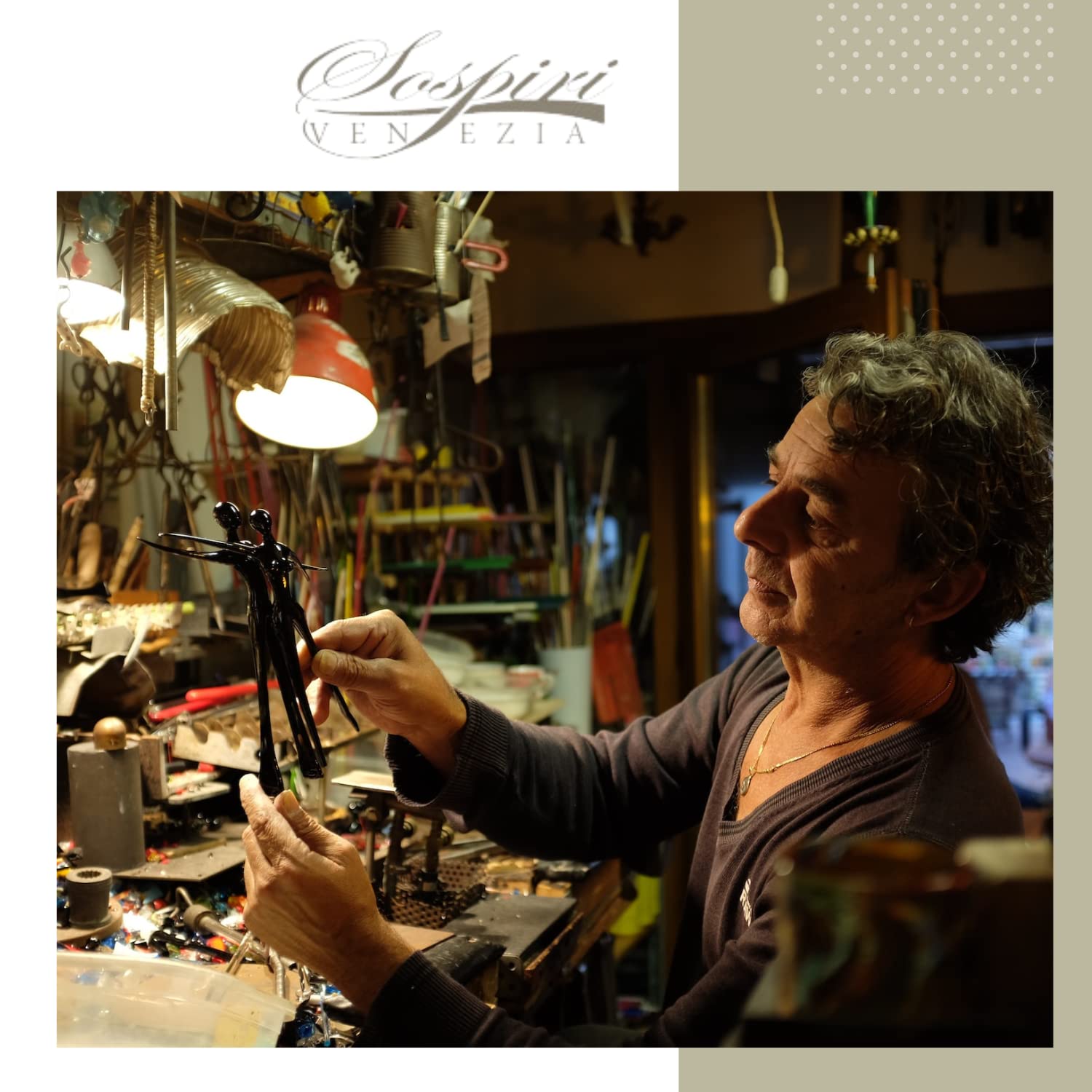 Sospiri Venezia Svuotatasca Piatto Soprammobile Decoro Floreale Vetro Murano Centrotavola Arredo Casa Idea Regalo Realizzato a Mano Made Italy (cm 30 X13 Rettangolare)