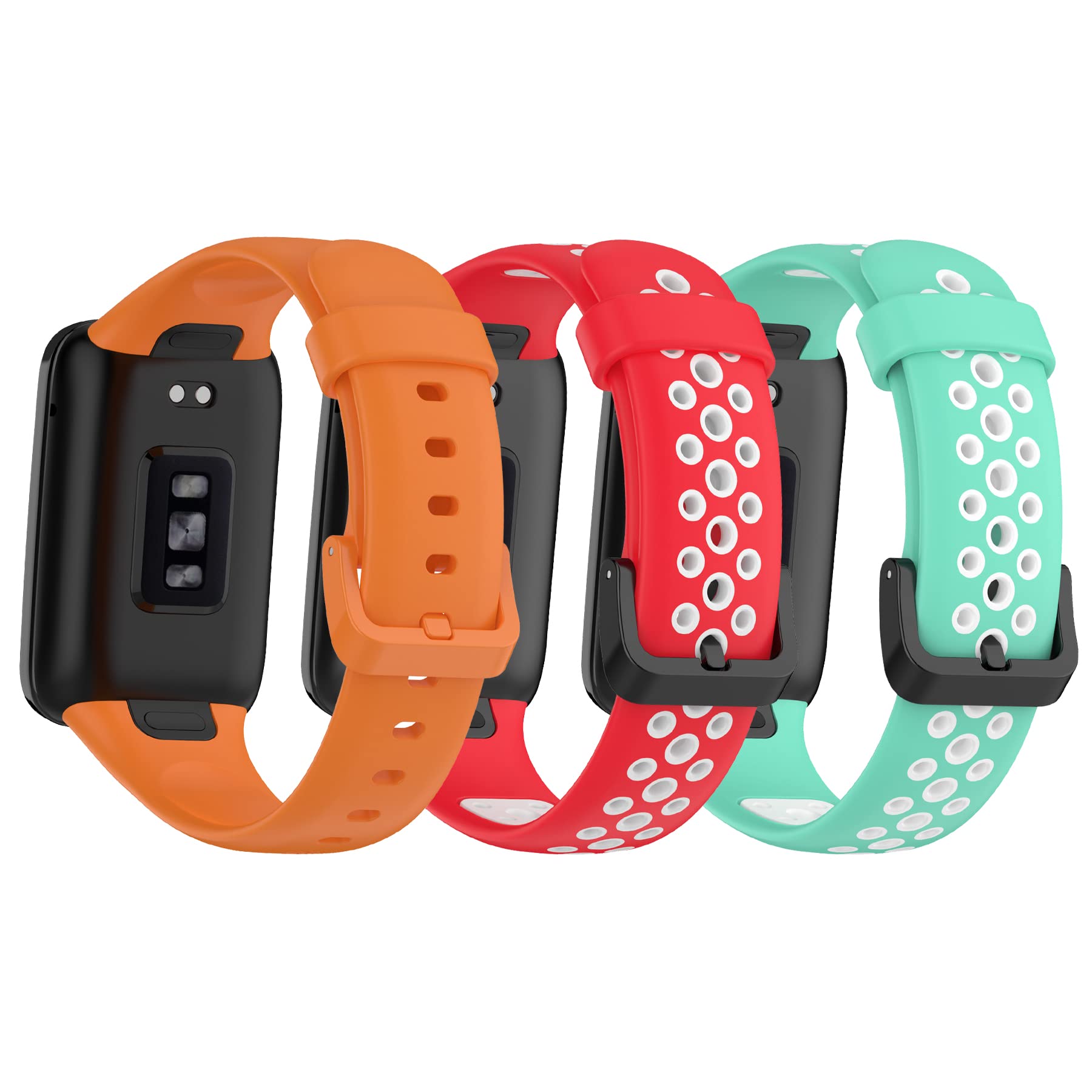 MIJOBS Silicone Strap Compatible with Xiaomi Band 7 Pro Replacement Strap Comfortable and Breathable Sport Watchband Compatible with Smartwatch Xiaomi Band 7 Pro Wristband - Image 3