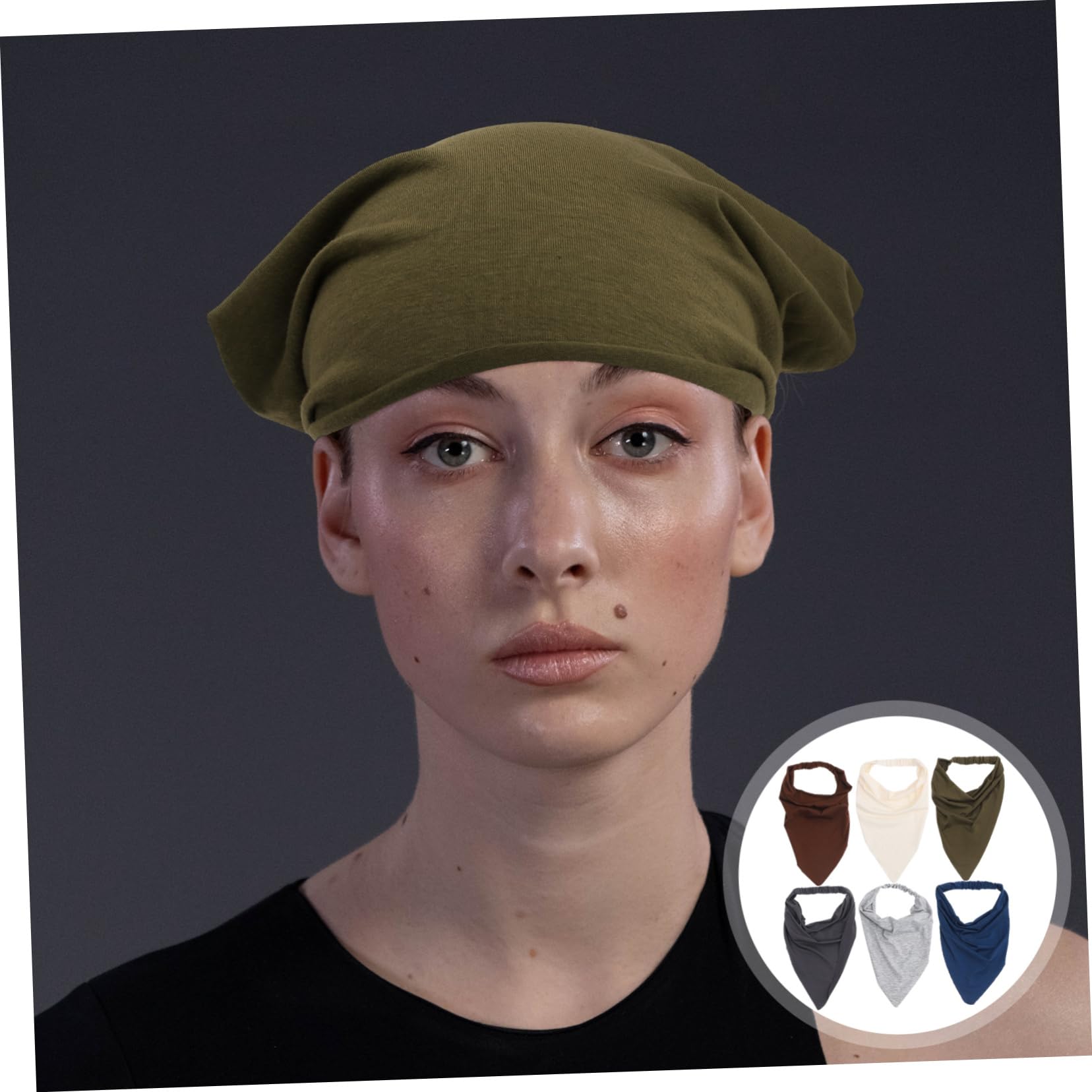 Kisangel Bandana-schal Für Frauen Bandana Kopf Wickeln Haarbandanas Dreieckiger Haarschal Stirnbänder Kopftuch Kopftücher Bandana Für Frauen Elastischer Schal Baumwolle