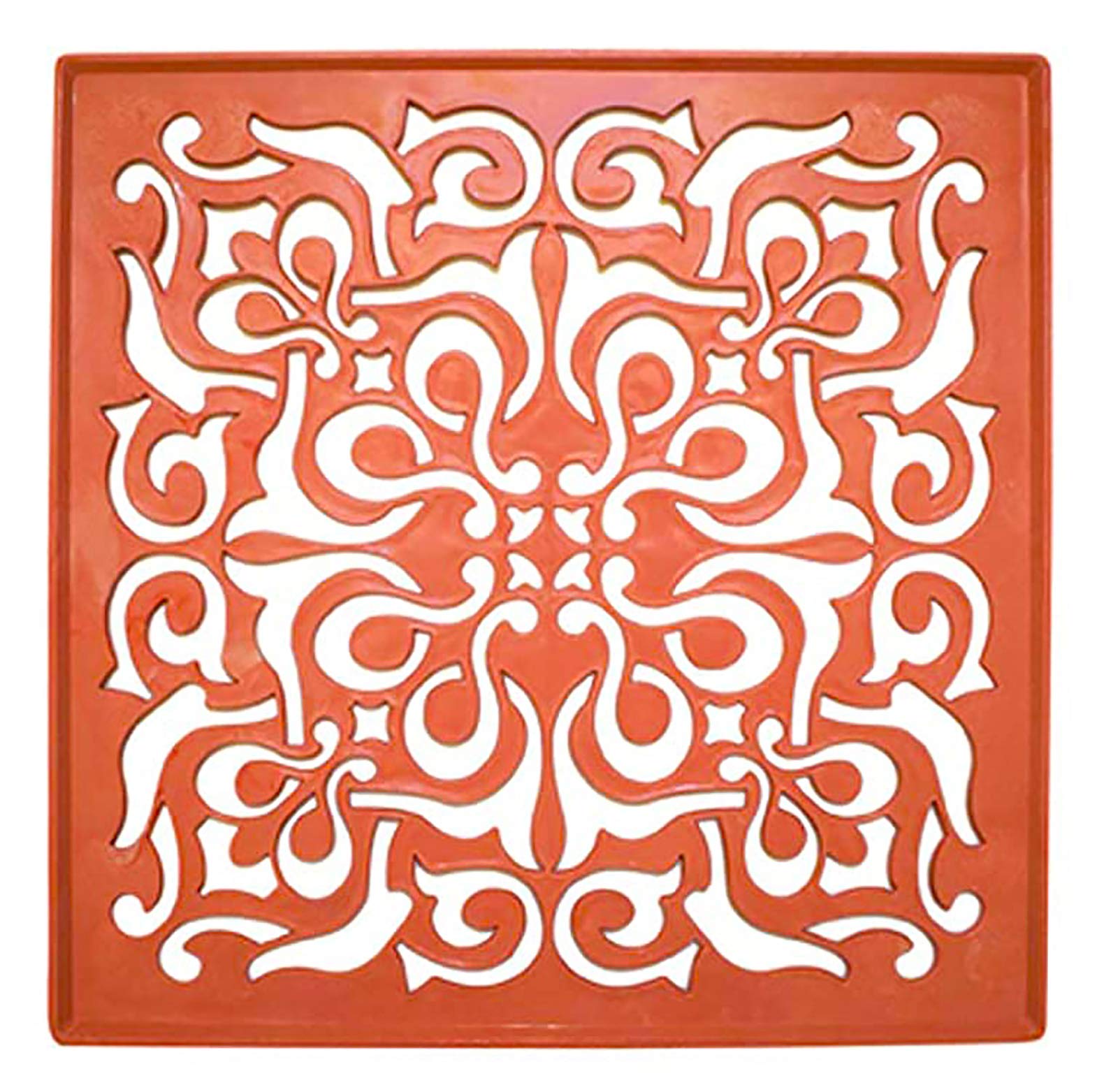 Ascension 12 Different Design Draw Rangoli Making Kit, Rangoli Stamp - Om, Swastik, Flower, Assorted Multi Colourful Rangoli Designs, Rangoli Making Stencils,Plastic 1