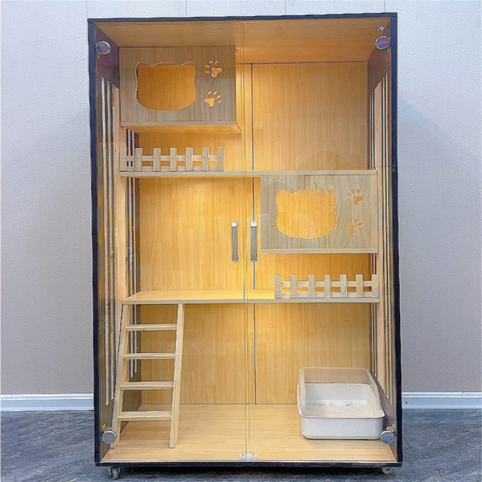 villa per gatti Gabbia for gatti Villa Home for Gabinetto for da interni Cuccia for Per interni