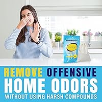 Vista 3 de SMELLEZE Bolsa desodorante reutilizable para eliminar olores en el hogar, eliminador de olores natural para el hogar, elimina el olor apestoso sin