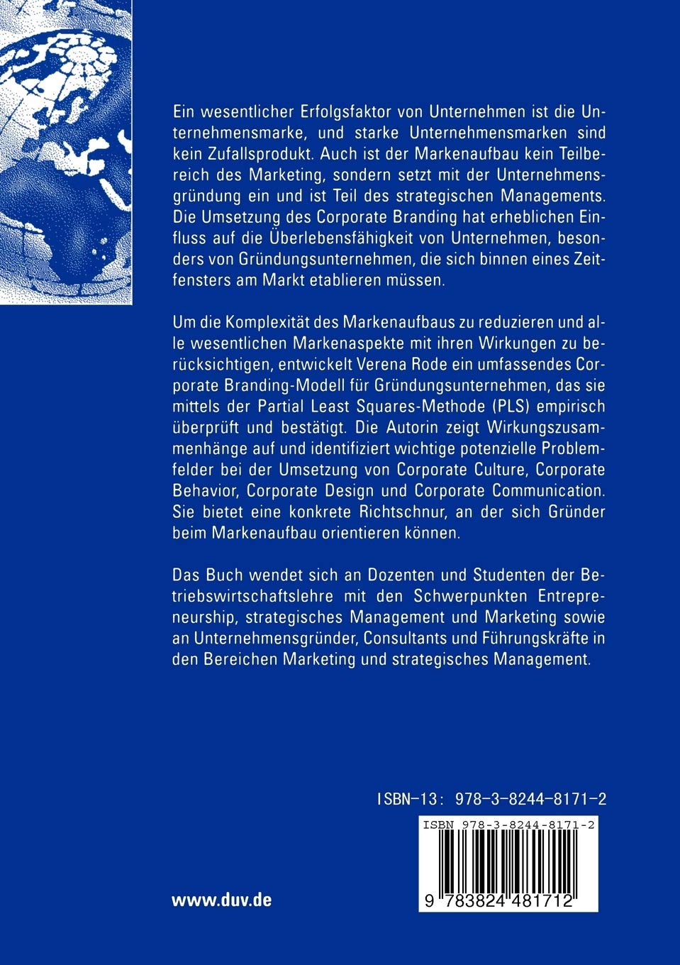 Corporate Branding von Gründungsunternehmen: Der erfolgreiche Aufbau der Unternehmensmarke (Entrepreneurship)