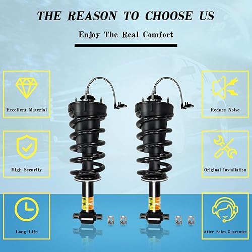 Miniatura 3 de 84176631 580-1108 - Conjunto de amortiguador delantero con control magnético para Cadillac Escalade Chevy Tahoe Suburban Silverado Sierra 1500 Yukon