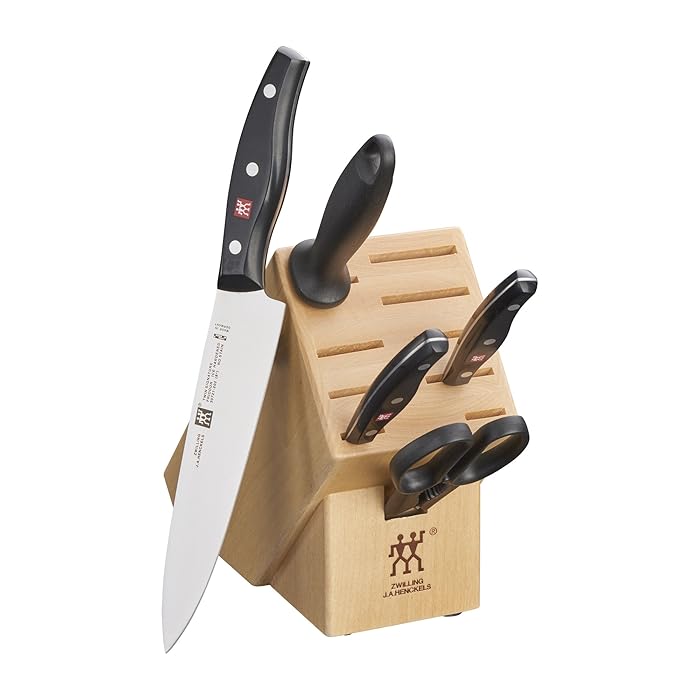 Buy ZWILLING Twin Signature 6Piece German Knife Set with Block, Razor