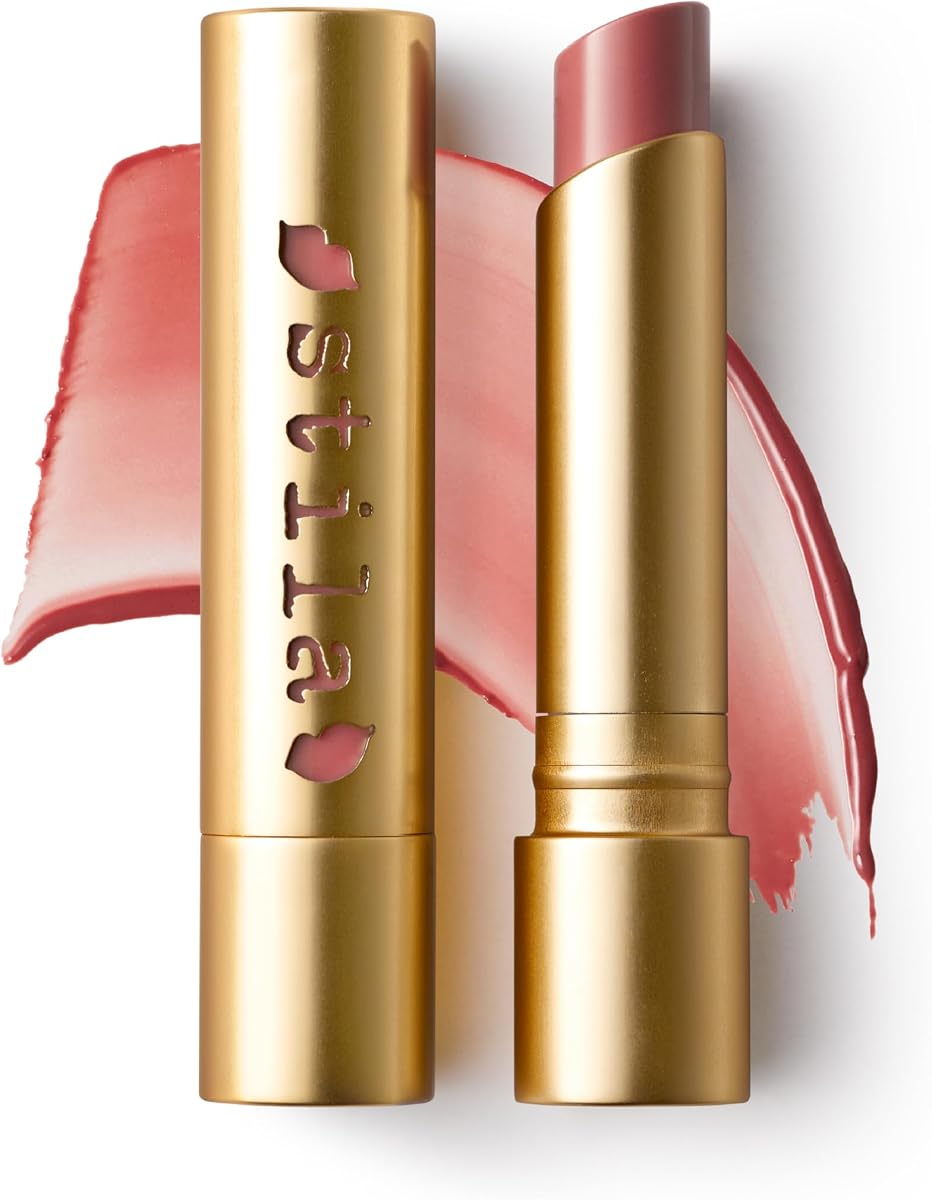 Bálsamo Heaven's Dew Honey Glow, rellenador de labios teñidos | Bálsamo labial hidratante con extracto de miel, aceite de maracuyá y ácido hialurónico, acabado luminoso para un rubor natural, libre de crueldad