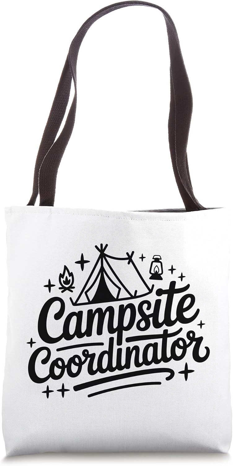 Funny Camping Tote Bag