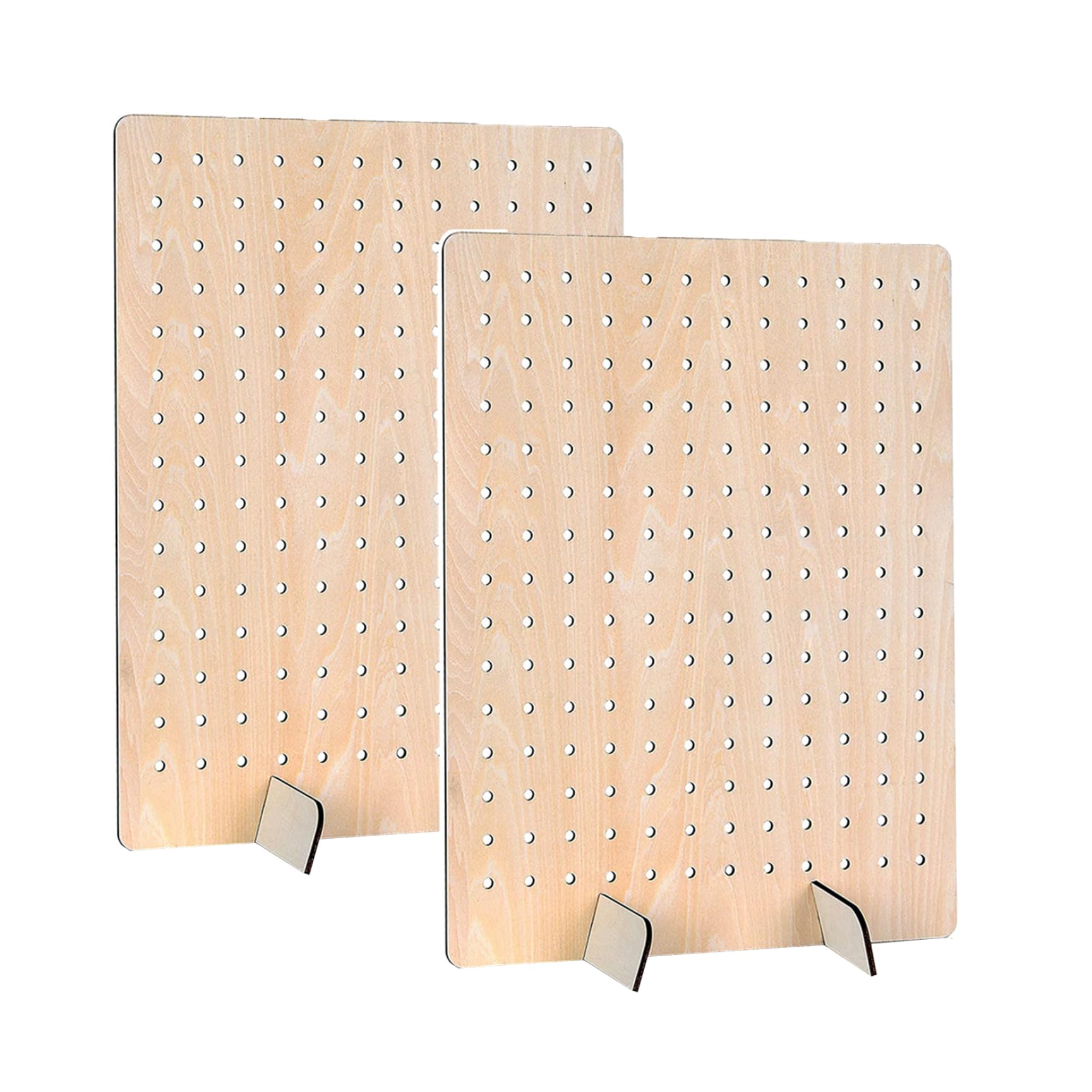 Présentoir panneau perforé bois 17x13 pouces lot de 2 supports