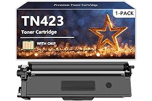 Brother TN423BK Toner Cartridge: Exceptional Print Quality for Professional Documents
