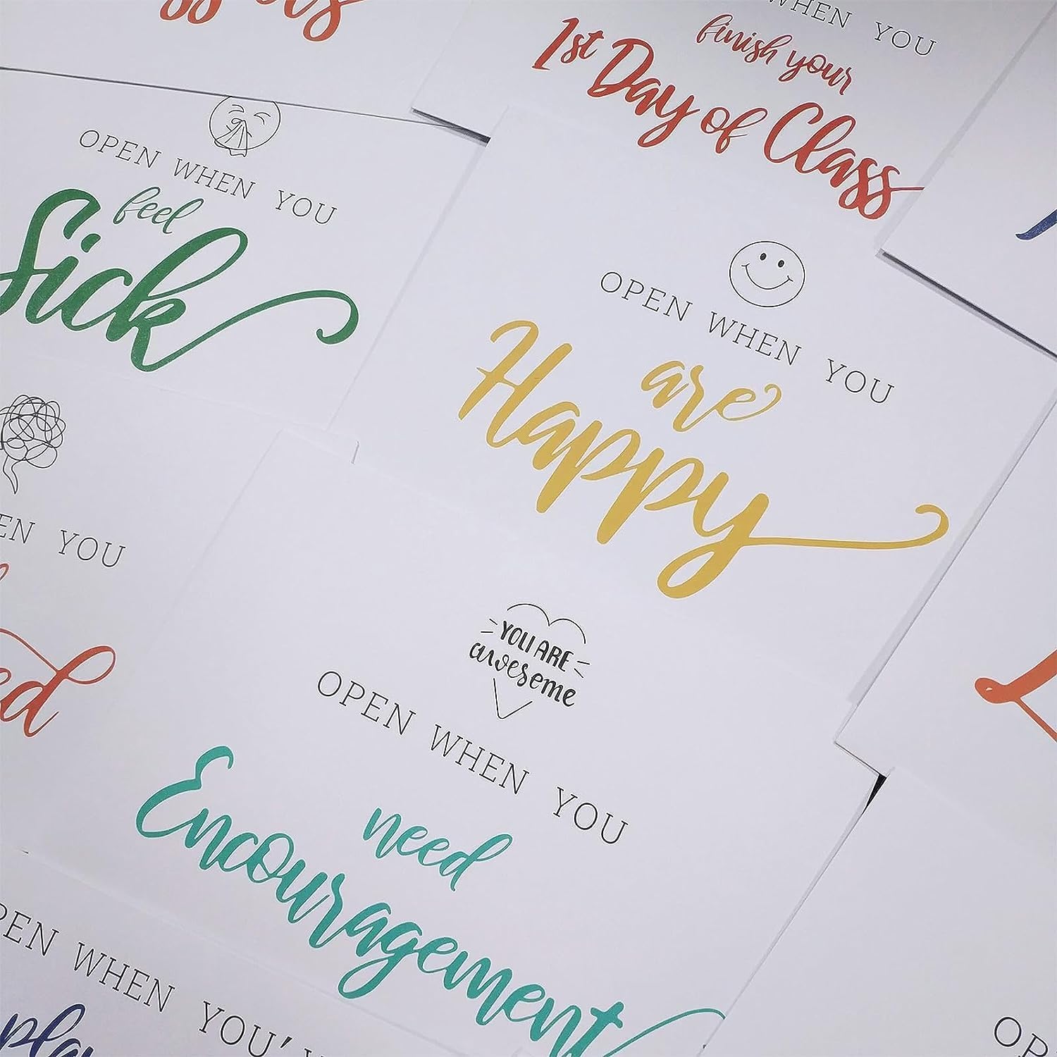 Open when letters gift set